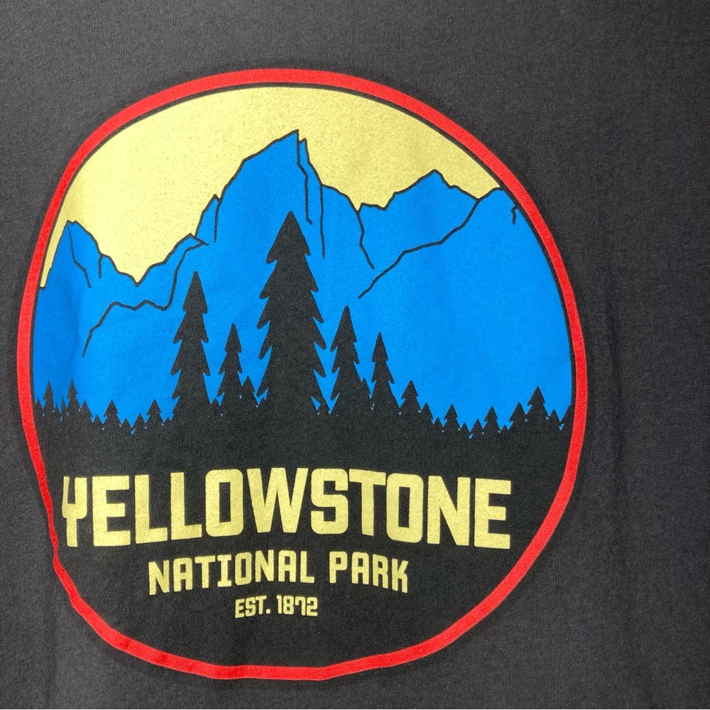 YellowStone National Park Tee Shirt General Standard Size Mens Large Cotton USA - Picture 2 of 11